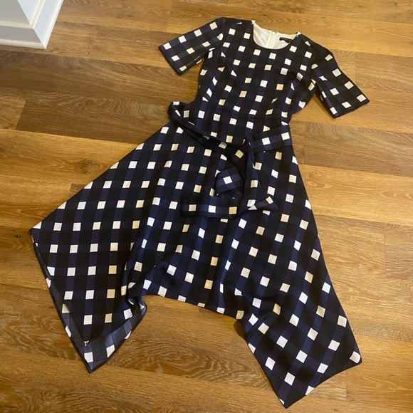 Banana Republic Gingham Midi Dress - Picture 7 of 9